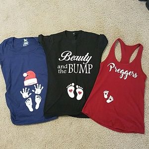 Trio of Pregnancy tops